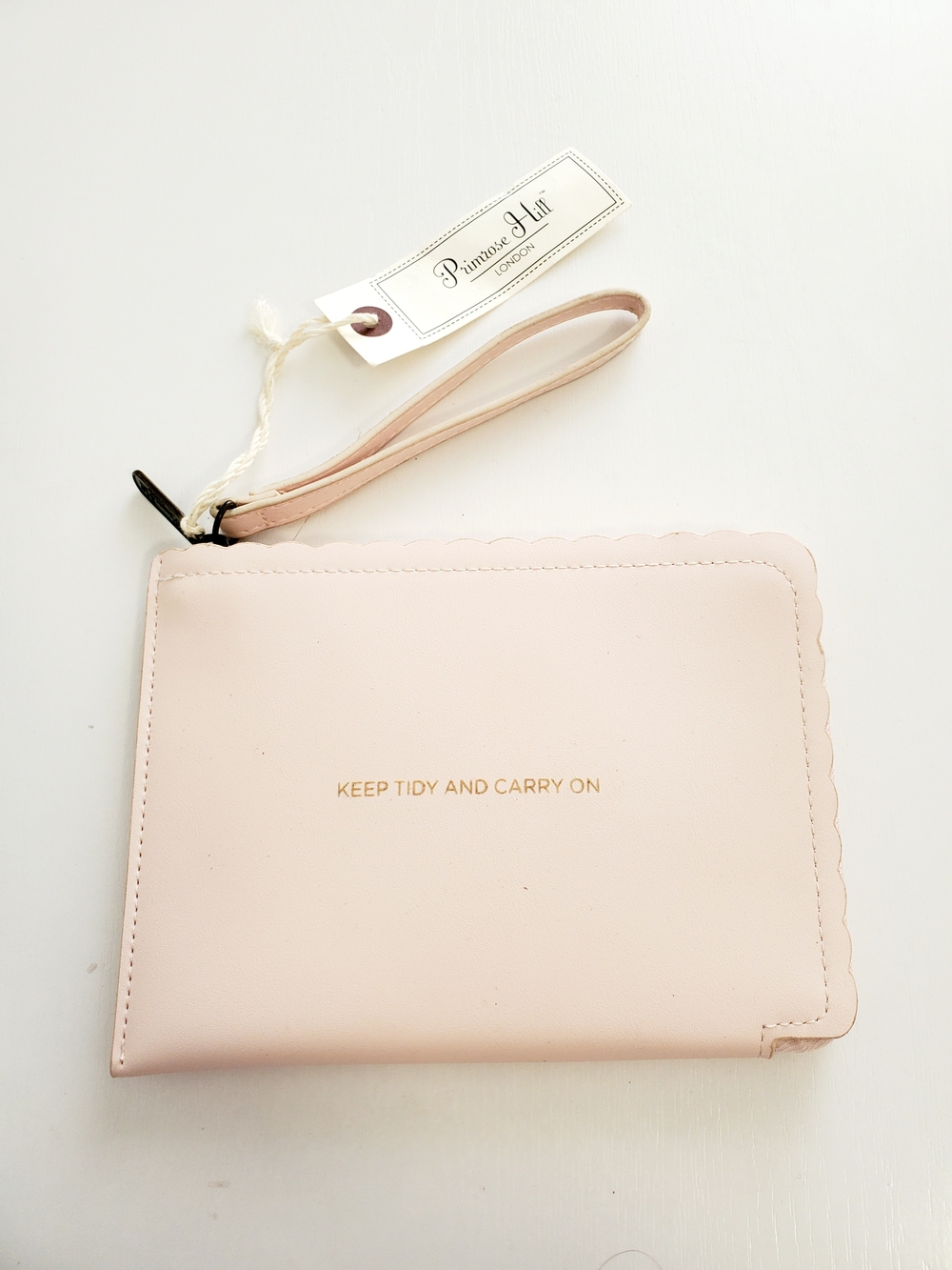 Primrose Hill Pale Pink Wristlet Clutch - Keep Tidy And Carry On